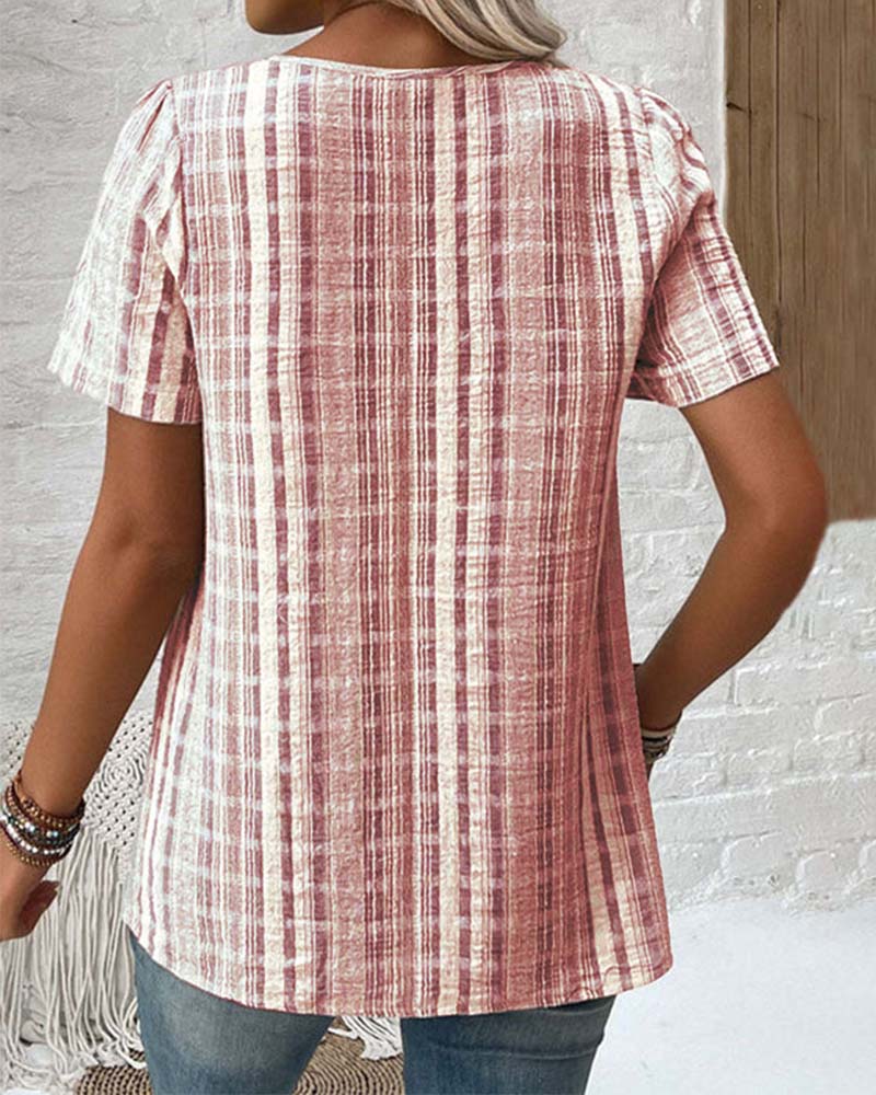 CLAUDIA | Casual T-shirt met Comfortabele Pasvorm en Natuurlijke Stijl voor het Dagelijks Leven