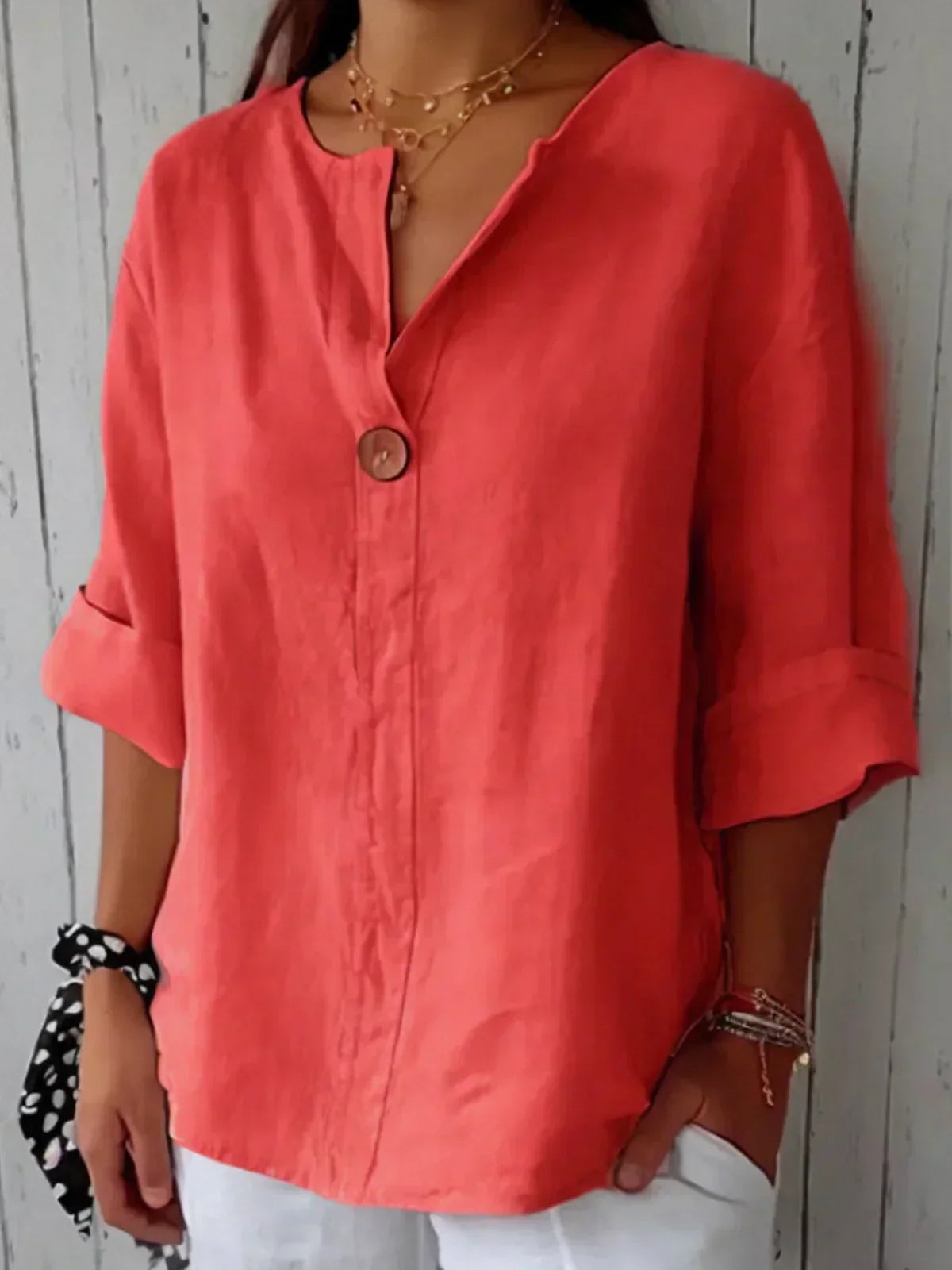 Sofia | Dames blouse comfort chic – Onmiddellijke elegantie en verfijnde look voor elke dag