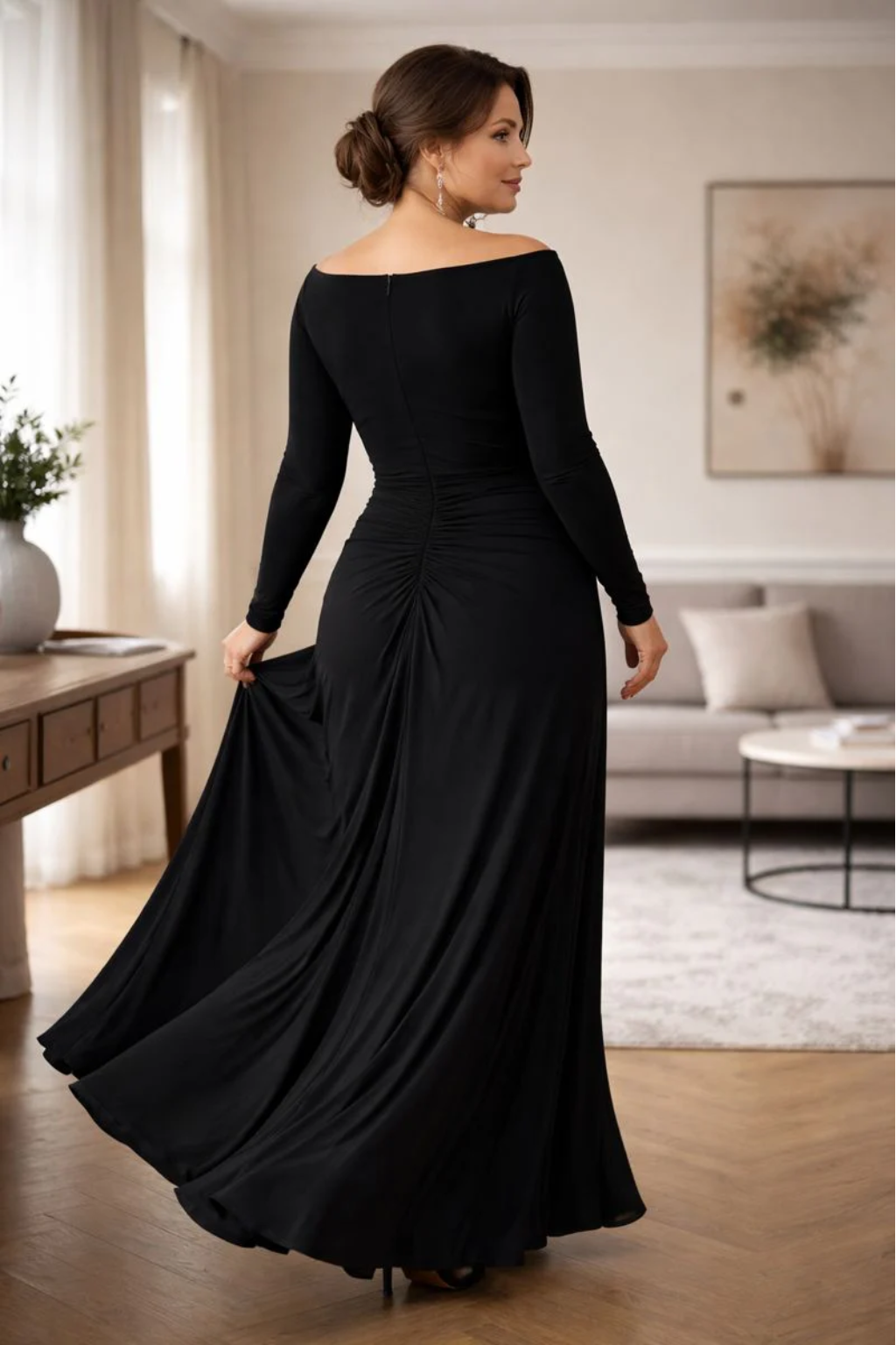 Rubi | Elegante maxi-jurk die niet strak zit en mooi valt op het figuur