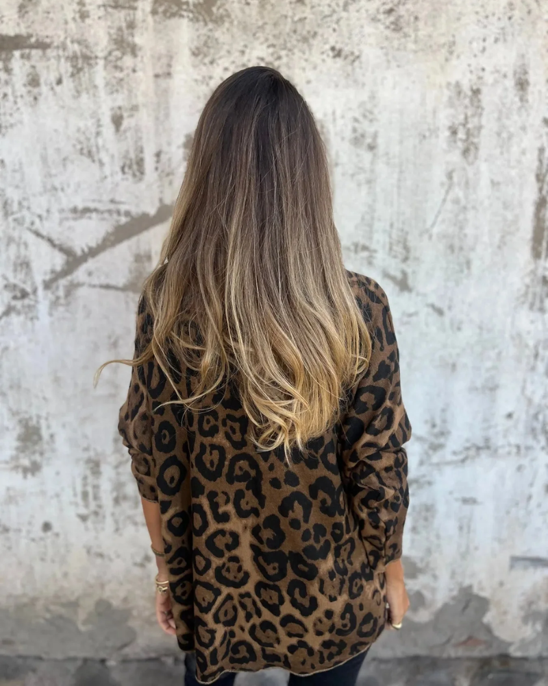 MARIANELLA | Animal Print Blouse Flatterend en Ultiem Comfortabel voor Elk Seizoen
