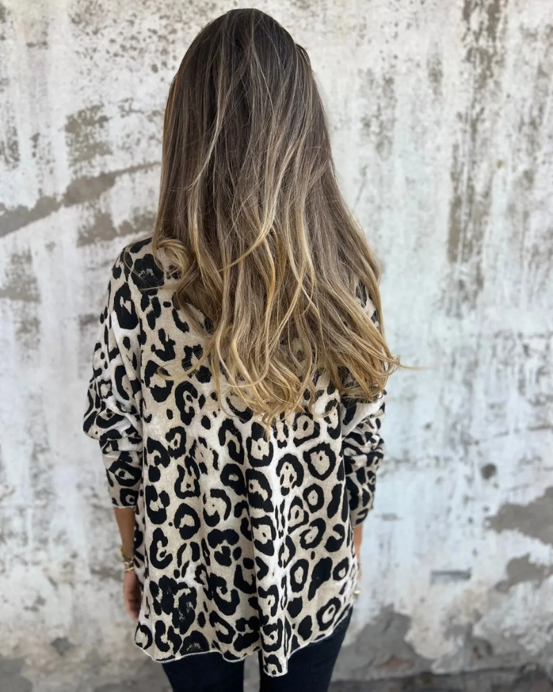 MARIANELLA | Animal Print Blouse Flatterend en Ultiem Comfortabel voor Elk Seizoen