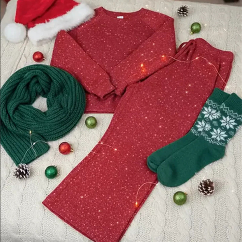 SANNE™ | Tweedelige Elegante Set met Comfort en Subtiele Glans voor Elke Gelegenheid