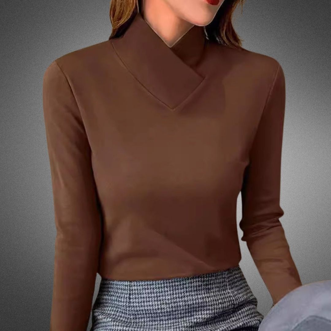 Isabelle | Gesculptureerde Zachte Hoge Kraag