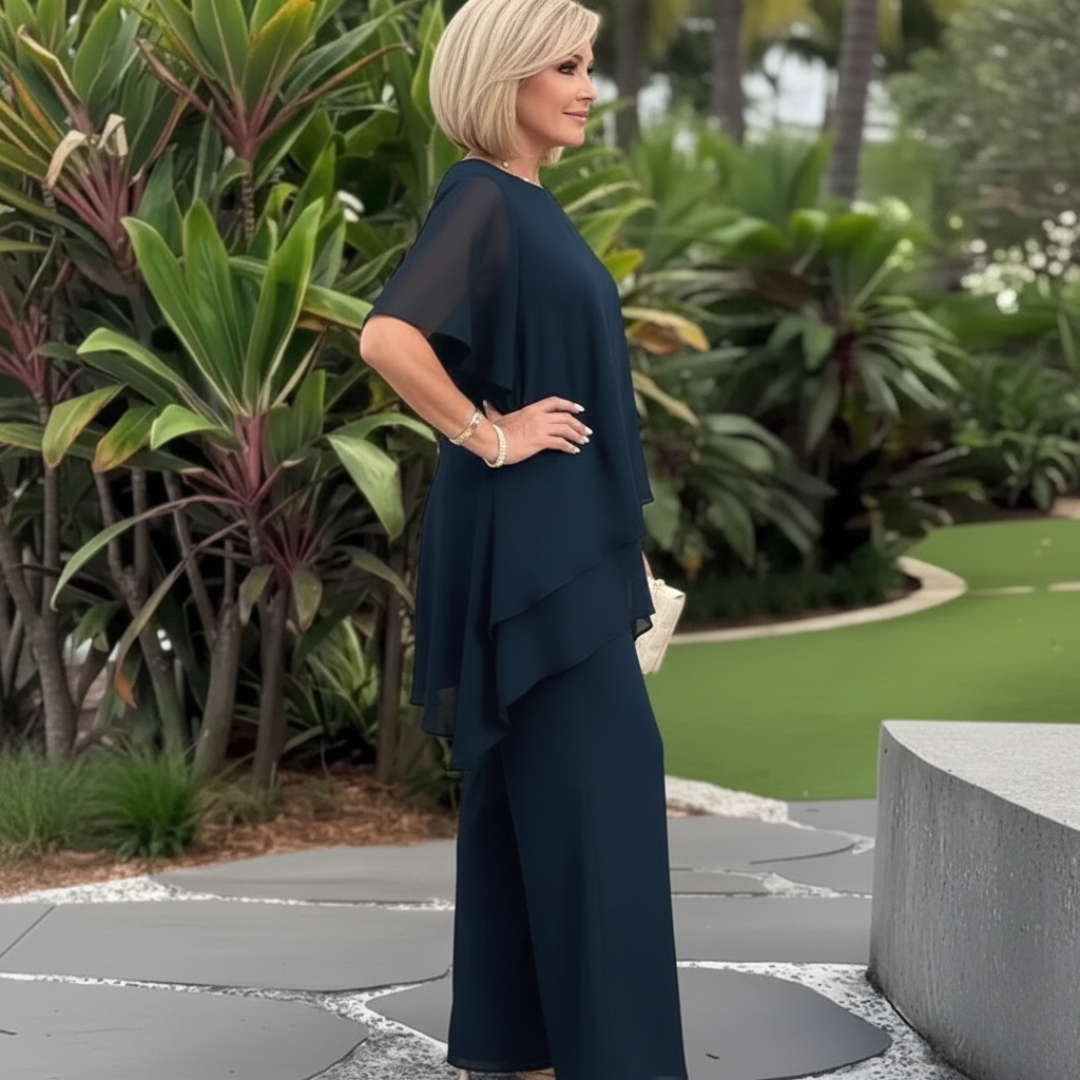 Herlene | Chic Set Top en Irreguliere Broek