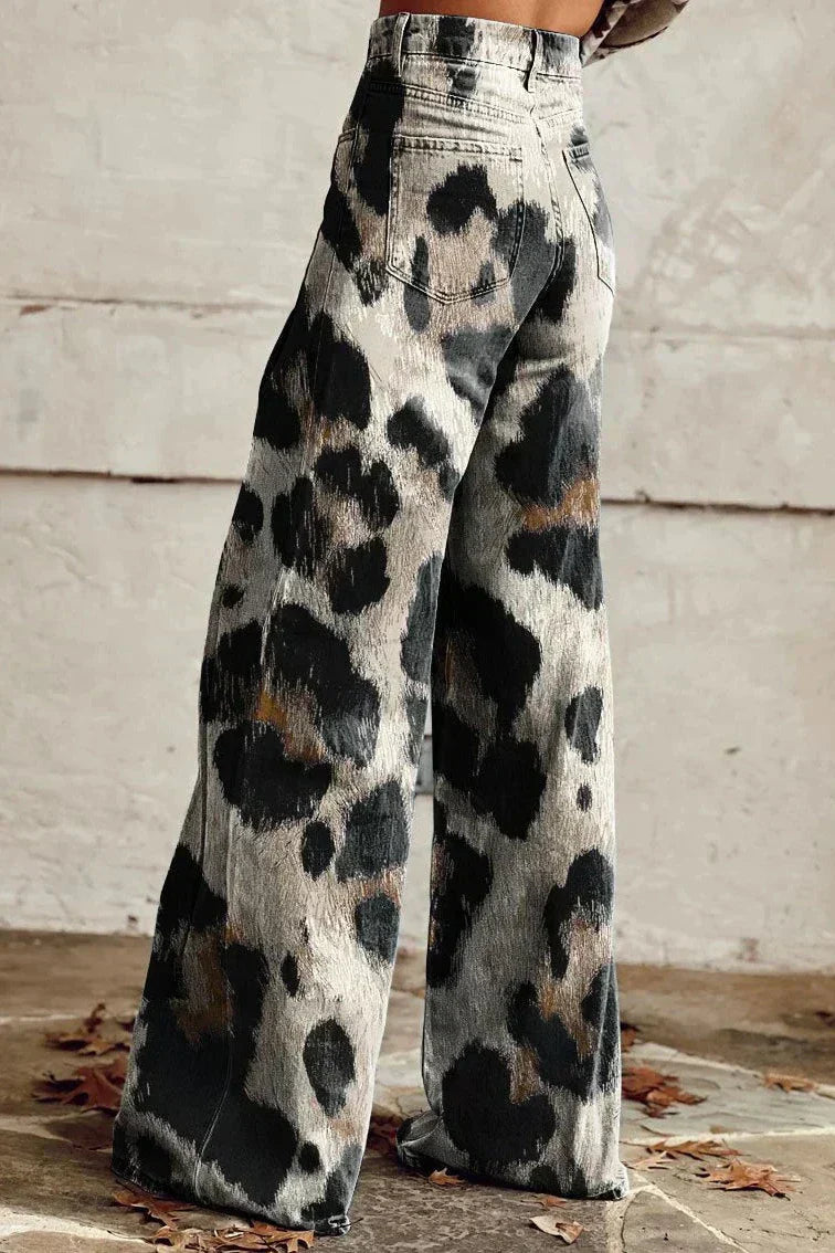 Cheetah | Boho Vintage Broek met Chic Print