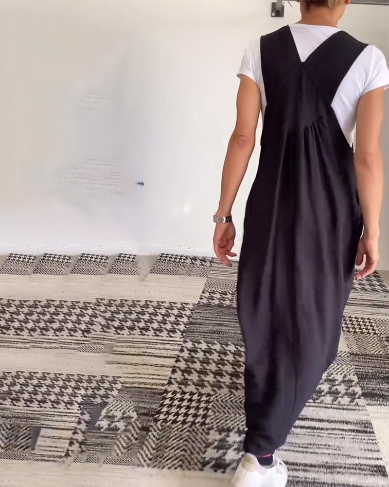 CAMILLE | Casual-Chic Mouwloos Vloeiend Jurk