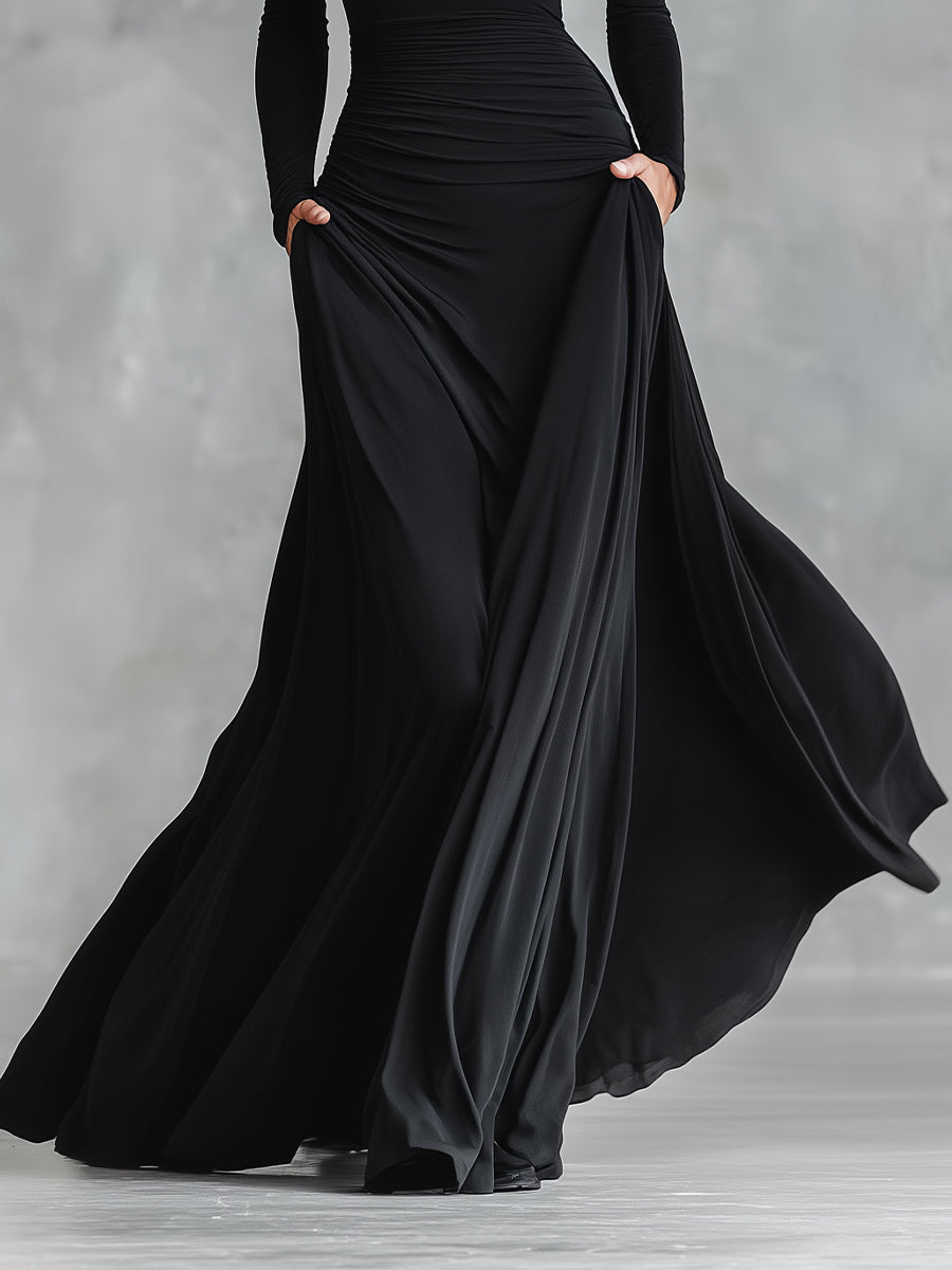 Rubi | Elegante maxi-jurk die niet strak zit en mooi valt op het figuur