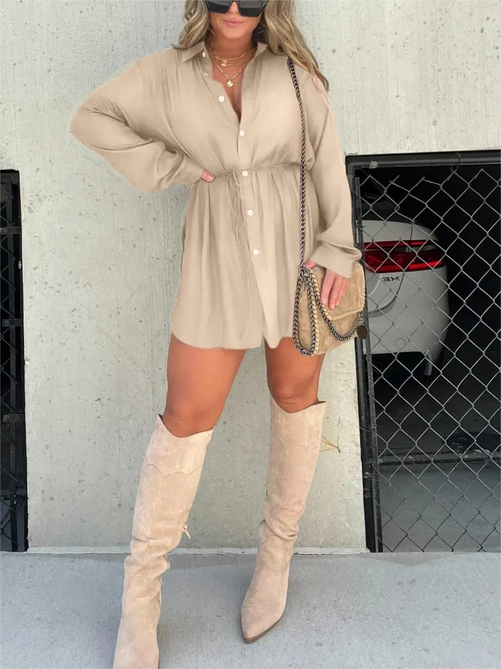 CAMILLE | Satijnen Playsuit Trendy en Elegant
