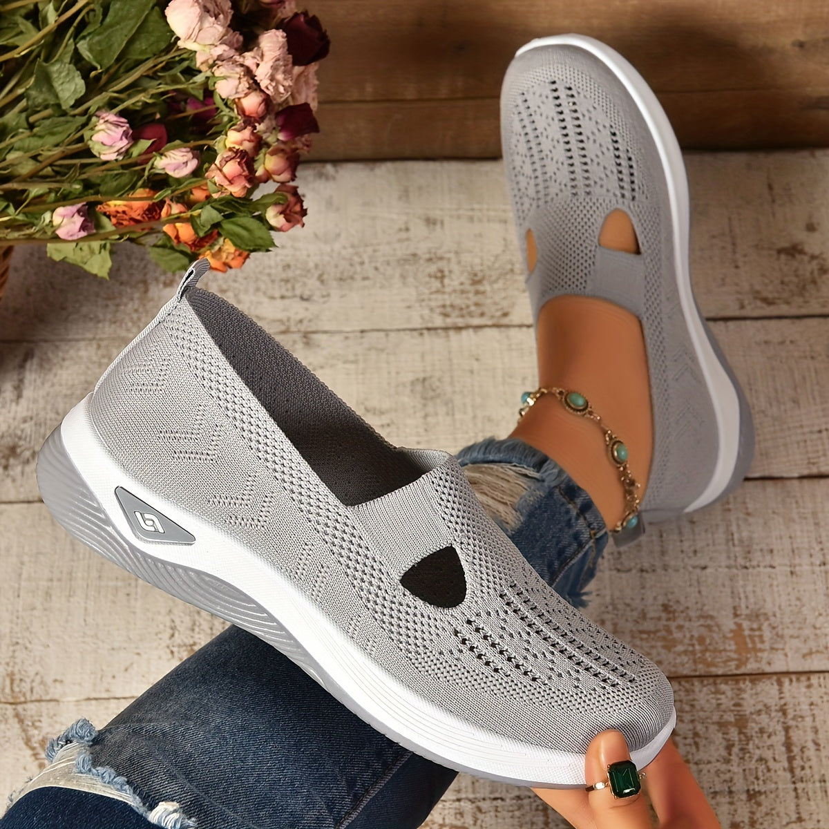 Carmelle – Slip-On Orthopedisch Ademend Wandelschoenen