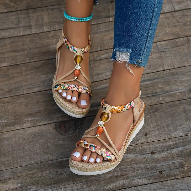 SANNE | Comfortabele Sandalen met Lage Hak voor Elke Zomerse Gelegenheid