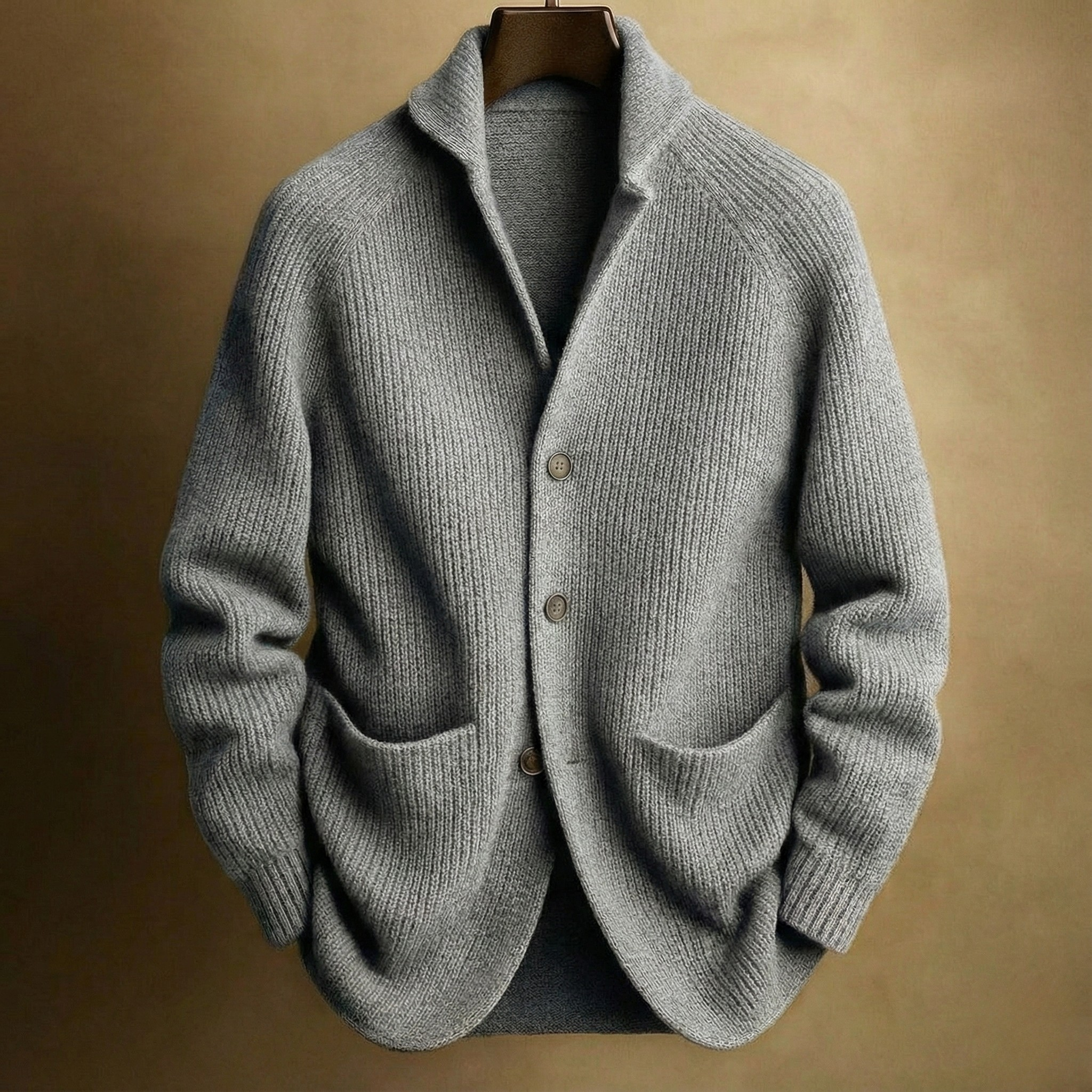 SILVORO | HEREN GILET IN RIBBELWOL