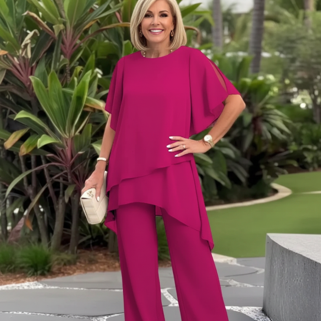 Herlene | Chic Set Top en Irreguliere Broek