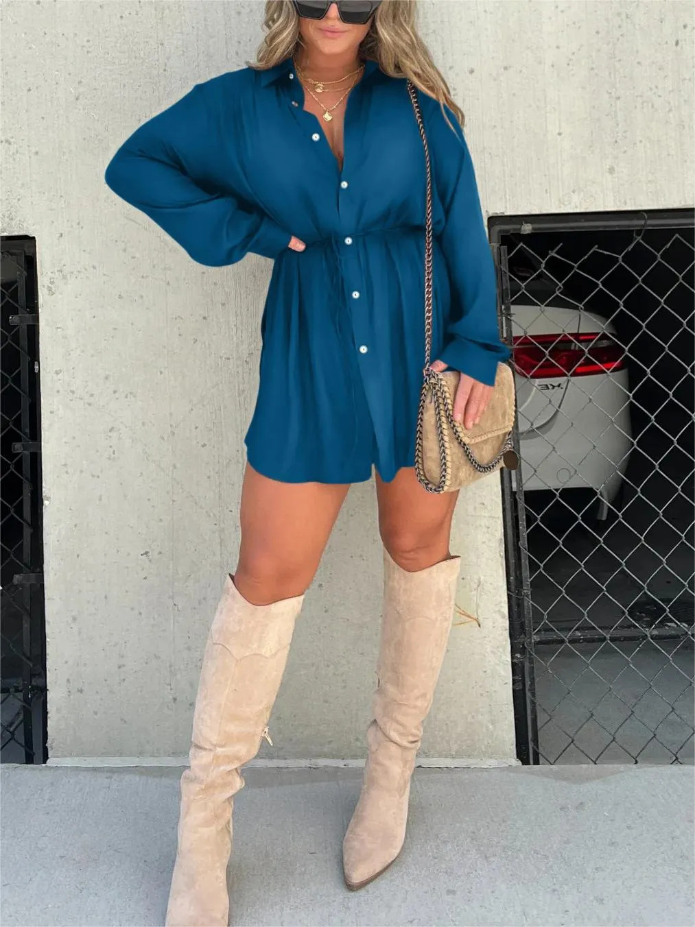 CAMILLE | Satijnen Playsuit Trendy en Elegant