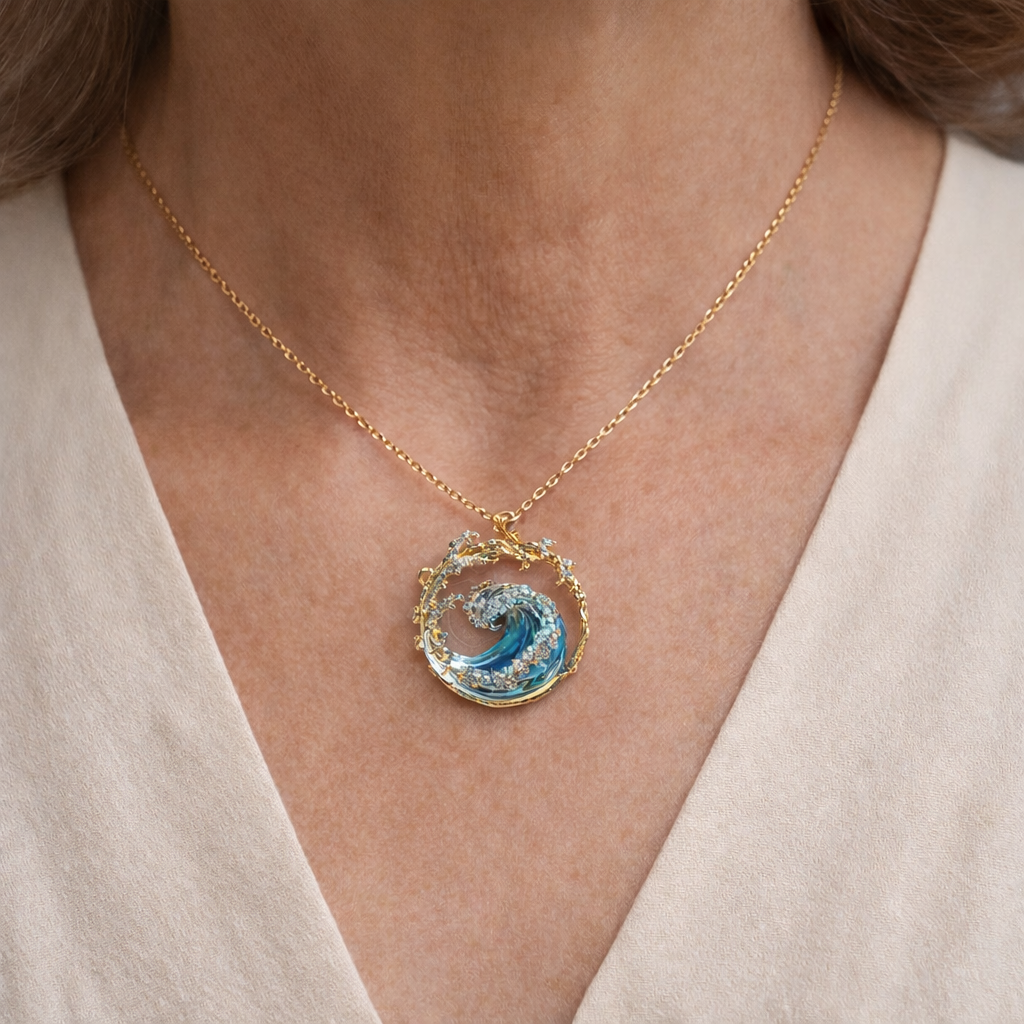 Mila | Ketting met Oceaangolf voor Tijdloze Elegantie en Dagelijkse Verfijning