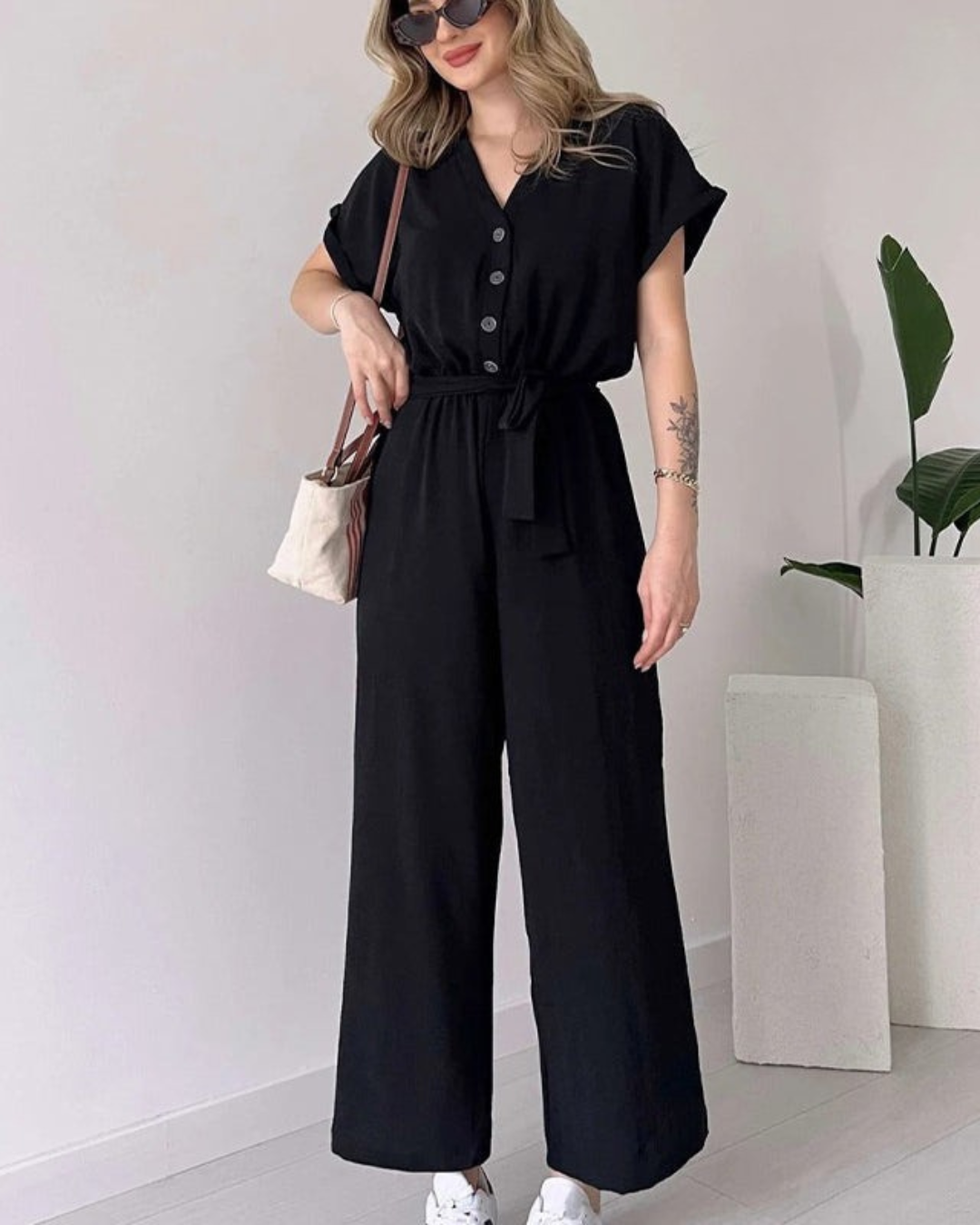 SOFIA | Elegante en Comfortabele Jumpsuit met Vloeiende Snit