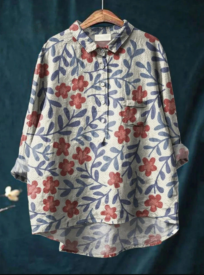 Elise | Elegante en veelzijdige bloemenblouse