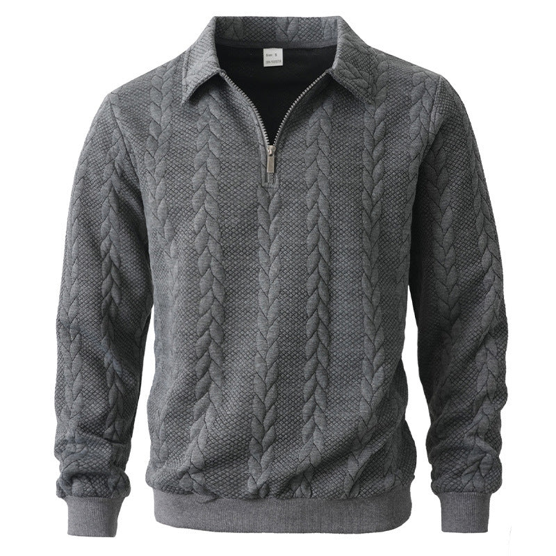RAVELLO™ | Quarter Zip Polo met Verzorgde Look en Dagelijks Comfort voor Heren