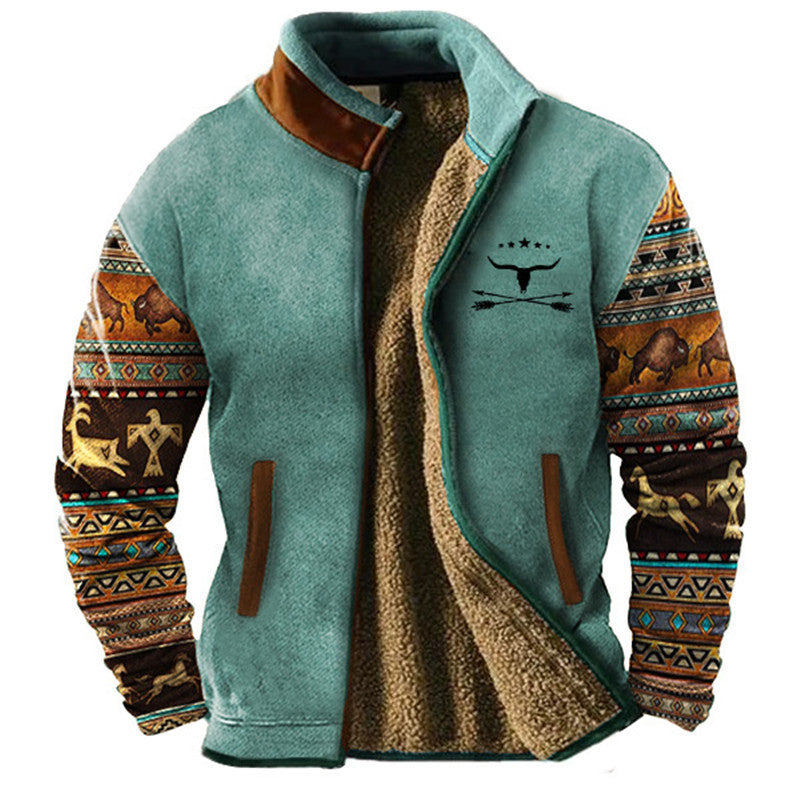 Mathéo - Casual fleece jack voor mannen