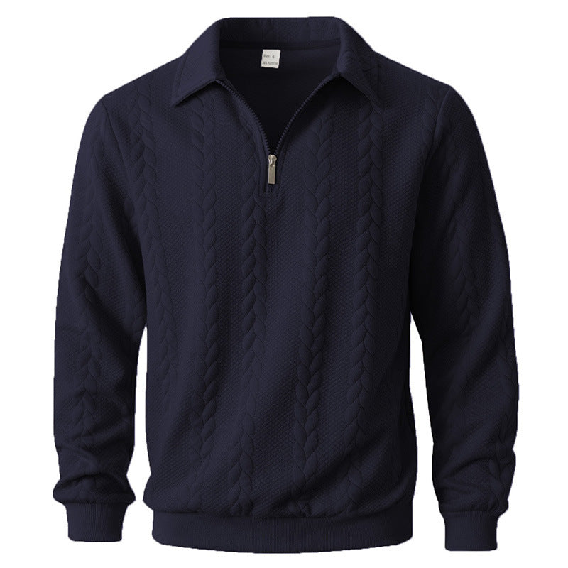RAVELLO™ | Quarter Zip Polo met Verzorgde Look en Dagelijks Comfort voor Heren