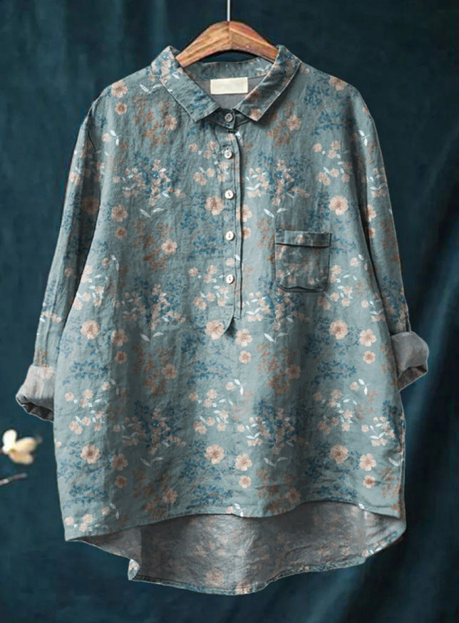 Elise | Elegante en veelzijdige bloemenblouse