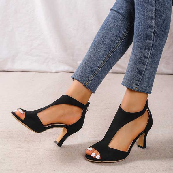 Mirella | Orthopedische Sandalen met Stabiele Hak en Comfort