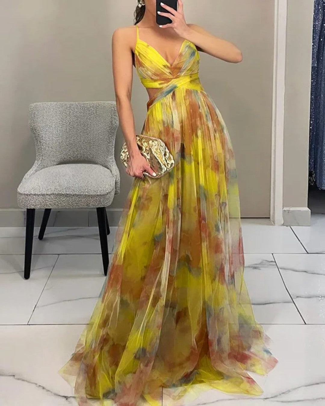 Elira | Maxi Jurk met Flatterende Pasvorm