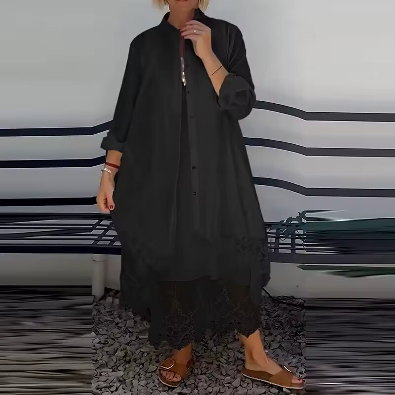 SABRINA™ | Elegante Jurk met Bijpassend Vest voor Dagelijks Comfort en Stijlvolle Verfijning