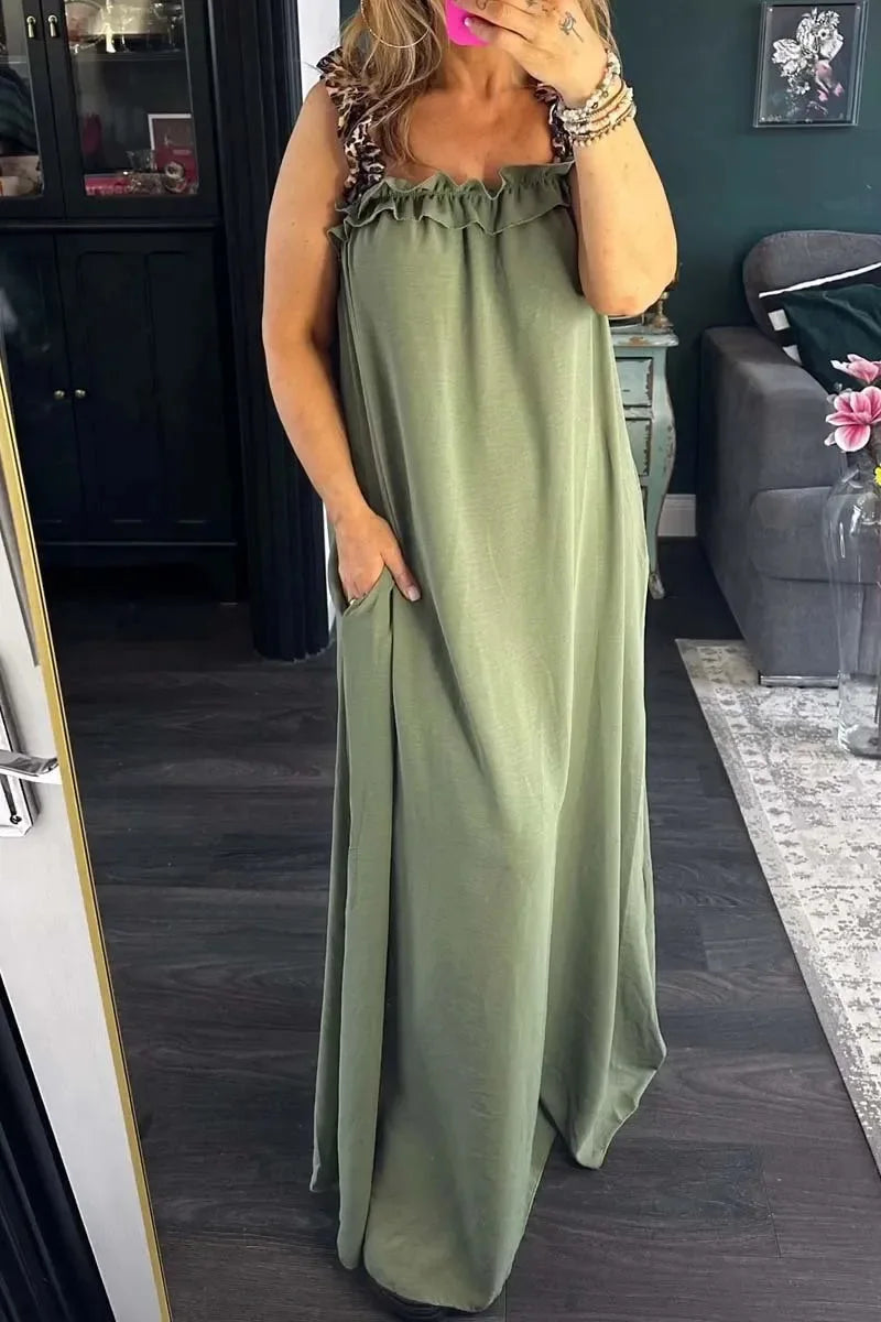 Helen – Gedurfde en elegante jurk met luipaardprint