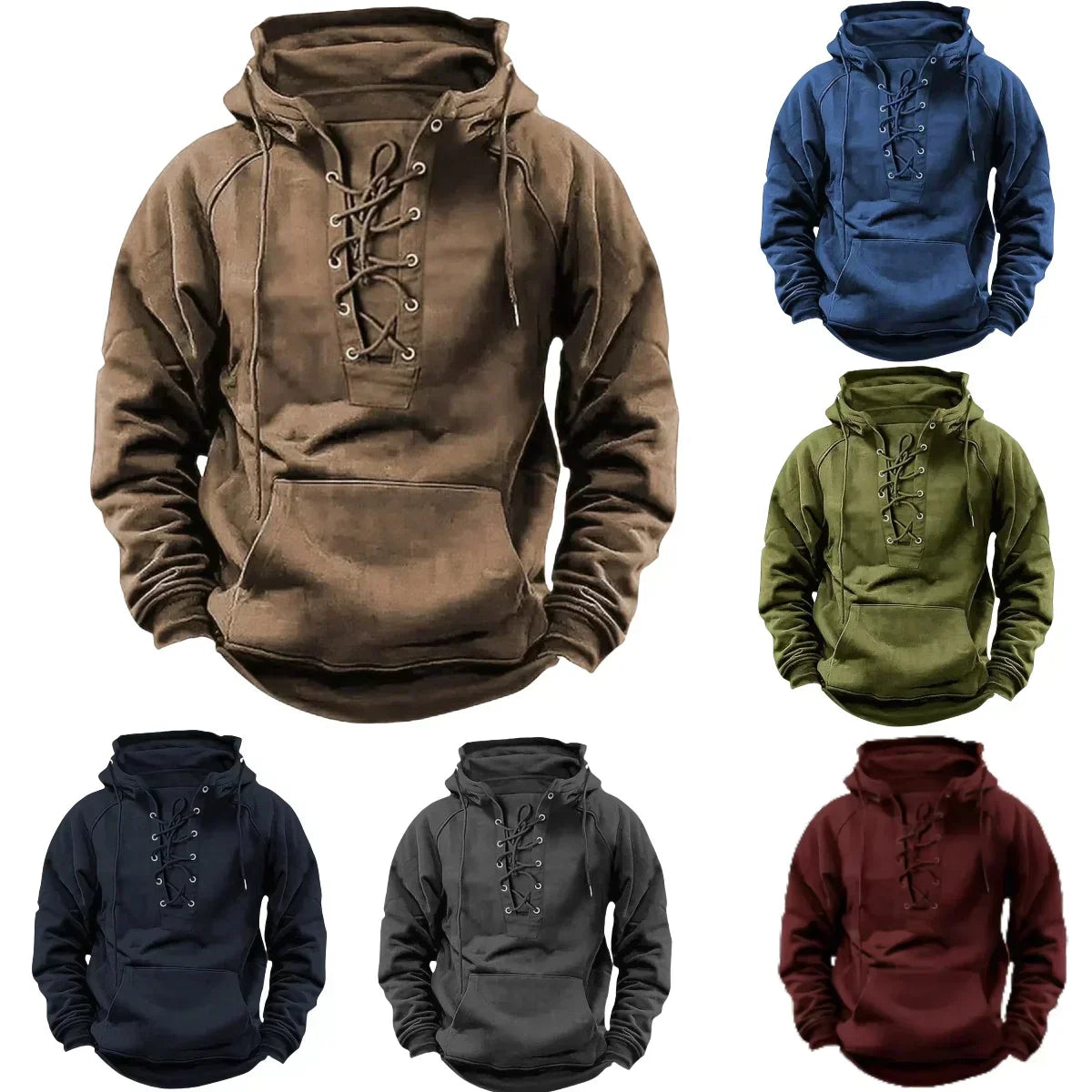 LARSEN™ | Warme hoodie voor avontuur, comfort en een coole retrostijl