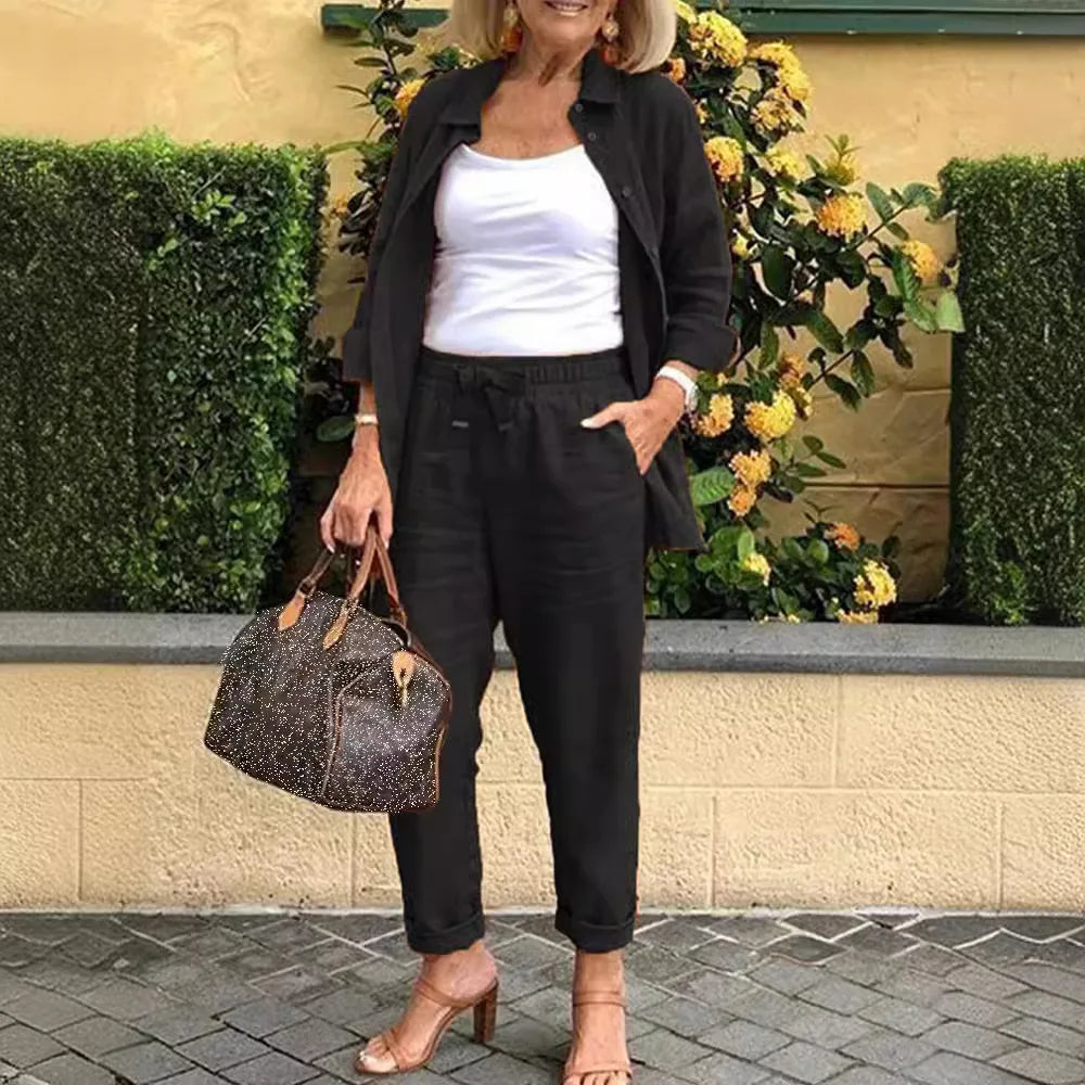 YVELINA | Compleet Dames 2-delige Set Comfortabel en Elegant