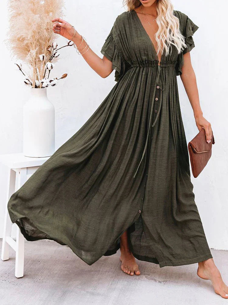Boho casual jurk