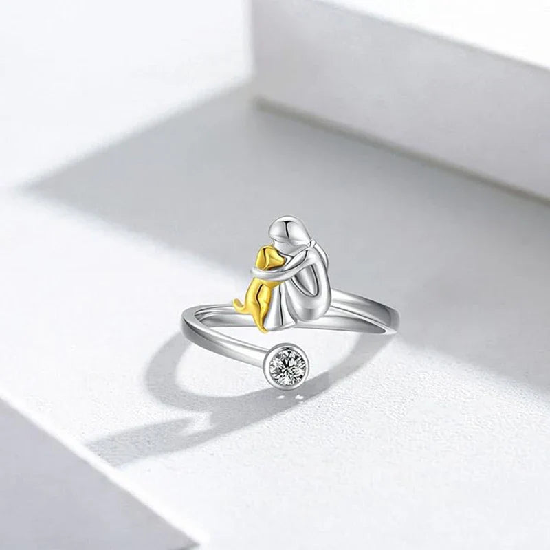 LadiVania™ | Ring met hondenicoon