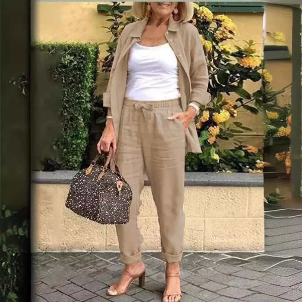 YVELINA | Compleet Dames 2-delige Set Comfortabel en Elegant