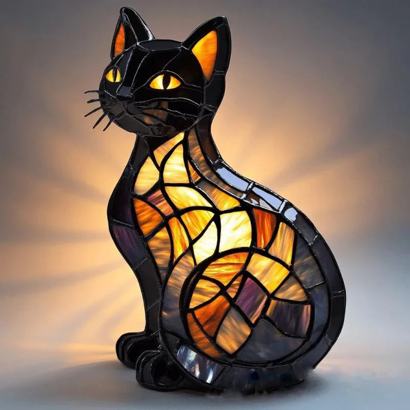 Glanzende Middernacht Kat