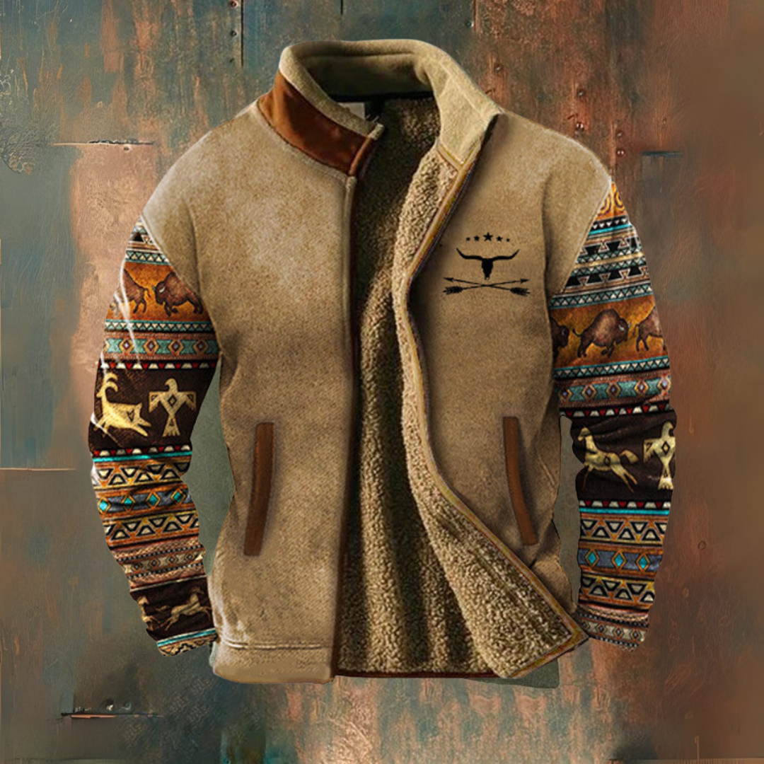 Mathéo - Casual fleece jack voor mannen
