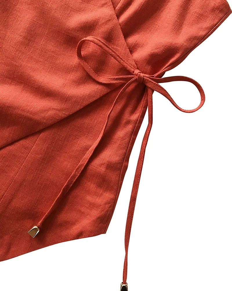 ELIANA | Korte Set met Zijdelingse Sluiting voor Elegante Comfort en Veelzijdige Stijl