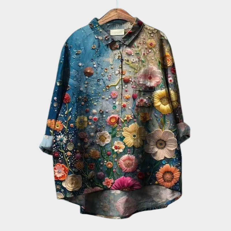 SOFIA | Oversized Bloes met Dagelijks Comfort en Stralende Stijl voor Elke Gelegenheid