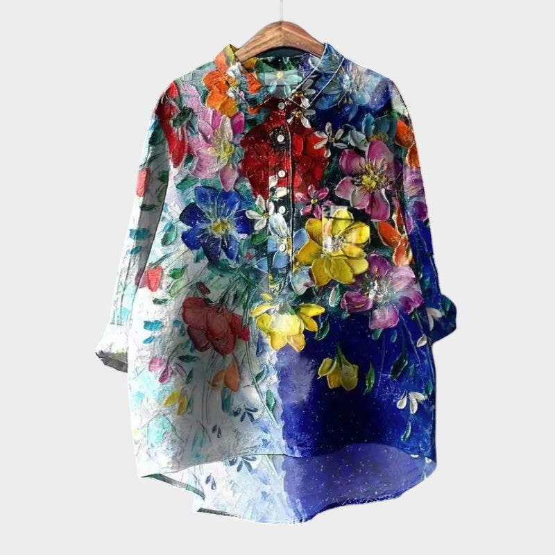 SOFIA | Oversized Bloes met Dagelijks Comfort en Stralende Stijl voor Elke Gelegenheid