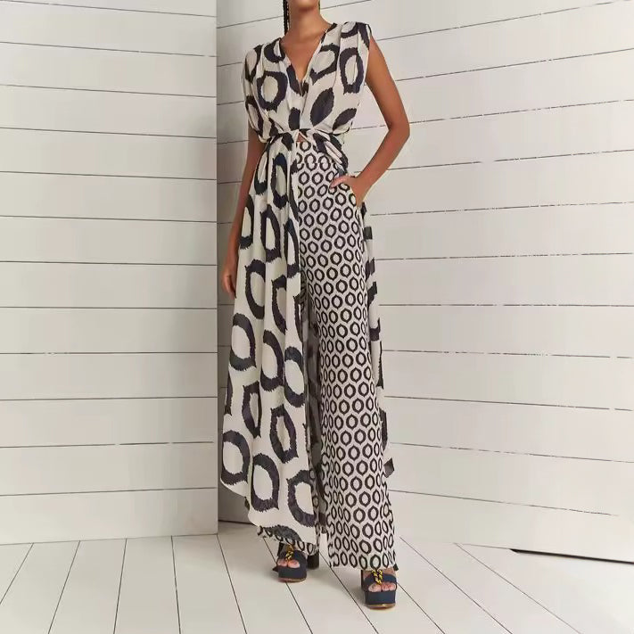VITTORIA | Etnische Vloeiende Set met Elegante Silhouet en Boho Vakantiestijl