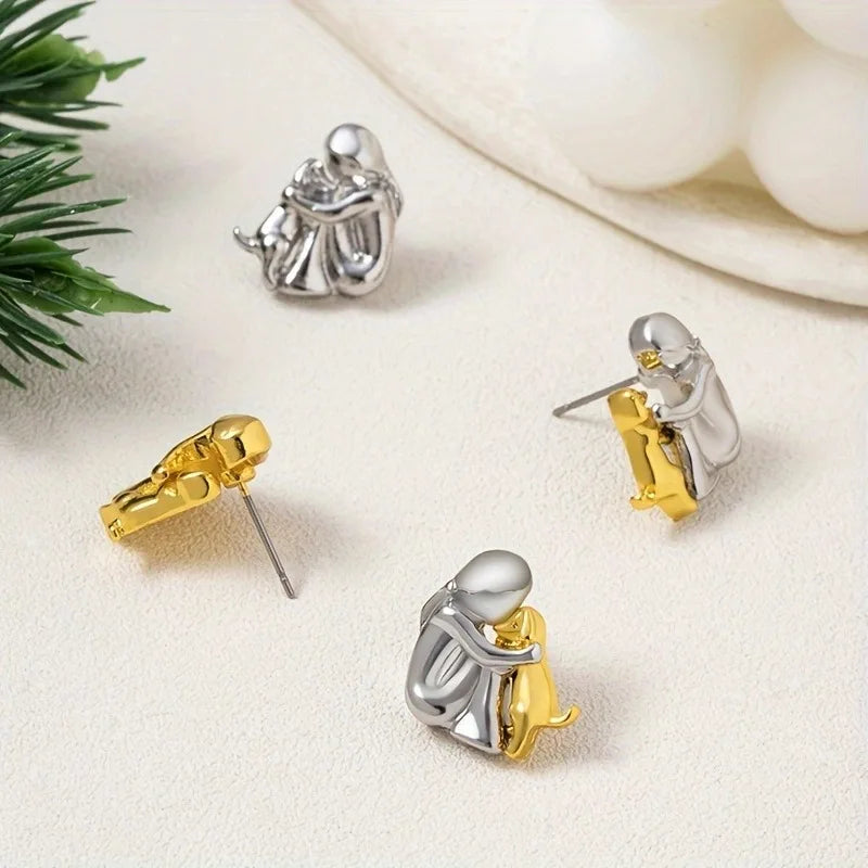 LadiVania™| Oorbellen met Hondenmotief – Liefdevolle Symboliek en Tijdloze Stijl