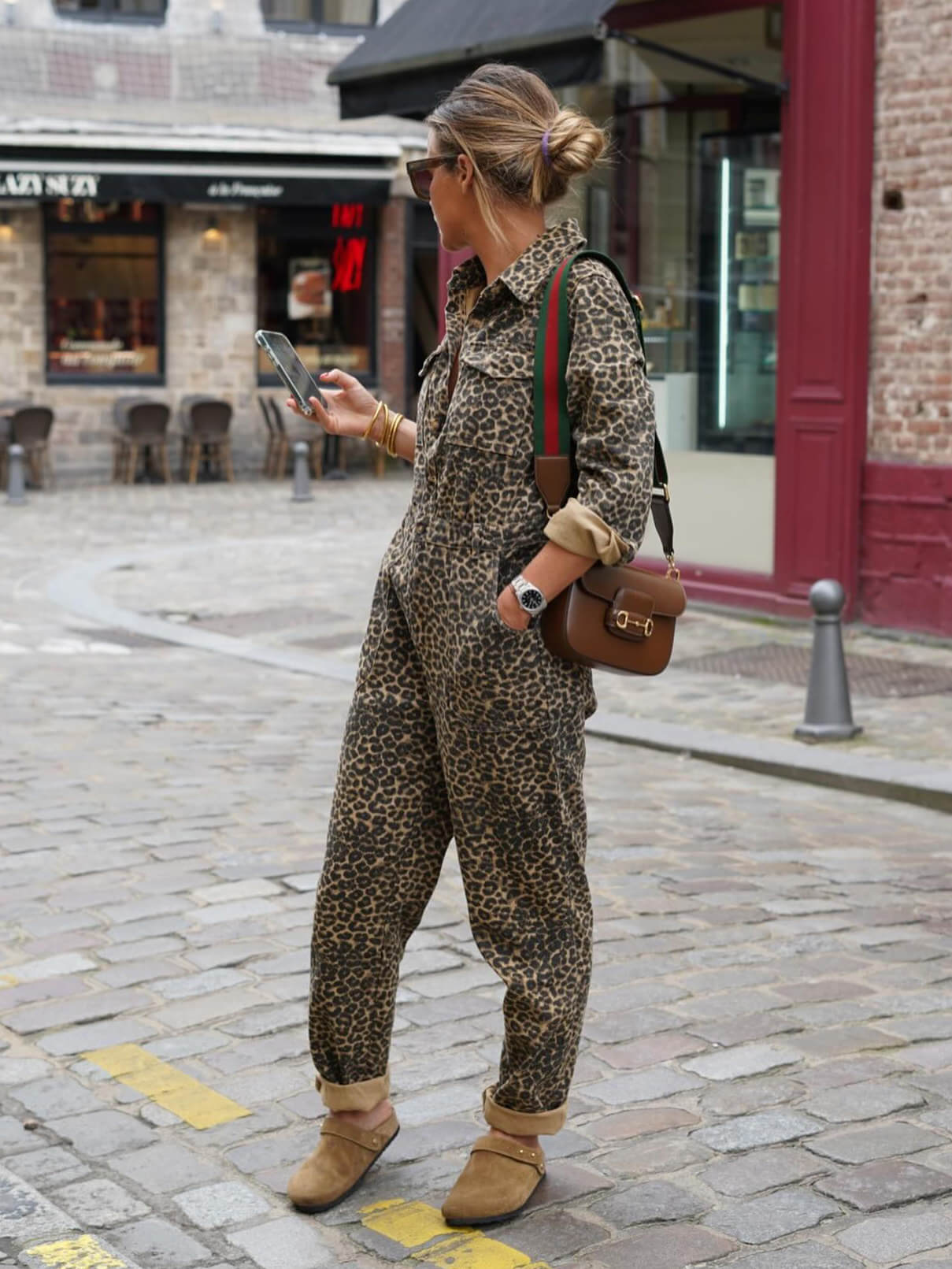 ALESSIA | Luipaardprint Jumpsuit met Directe Stijl en Omarmend Comfort voor Elke Gelegenheid