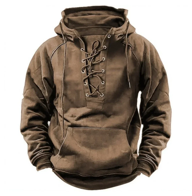 LARSEN™ | Warme hoodie voor avontuur, comfort en een coole retrostijl