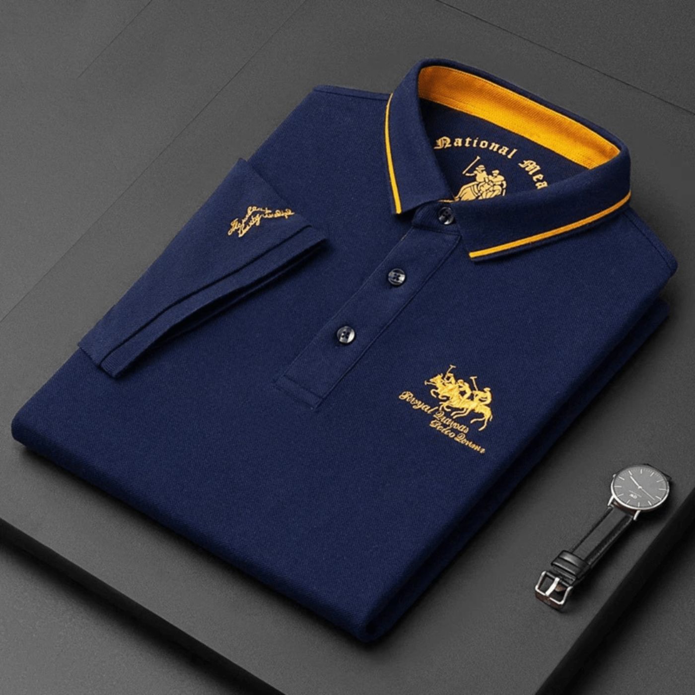 Thijs | Elegante Heren Polo met Ademend Comfort voor Elke Dag