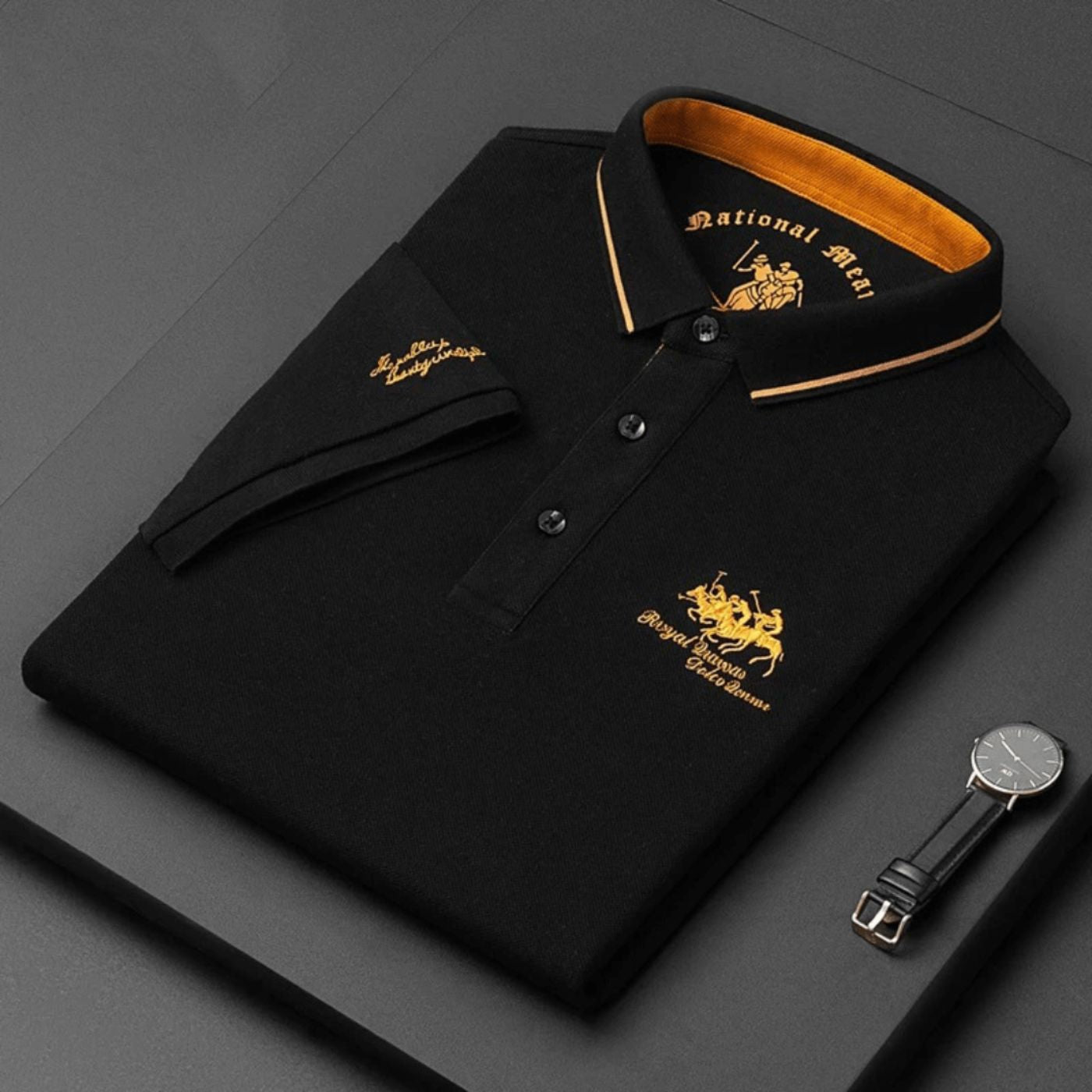 Thijs | Elegante Heren Polo met Ademend Comfort voor Elke Dag