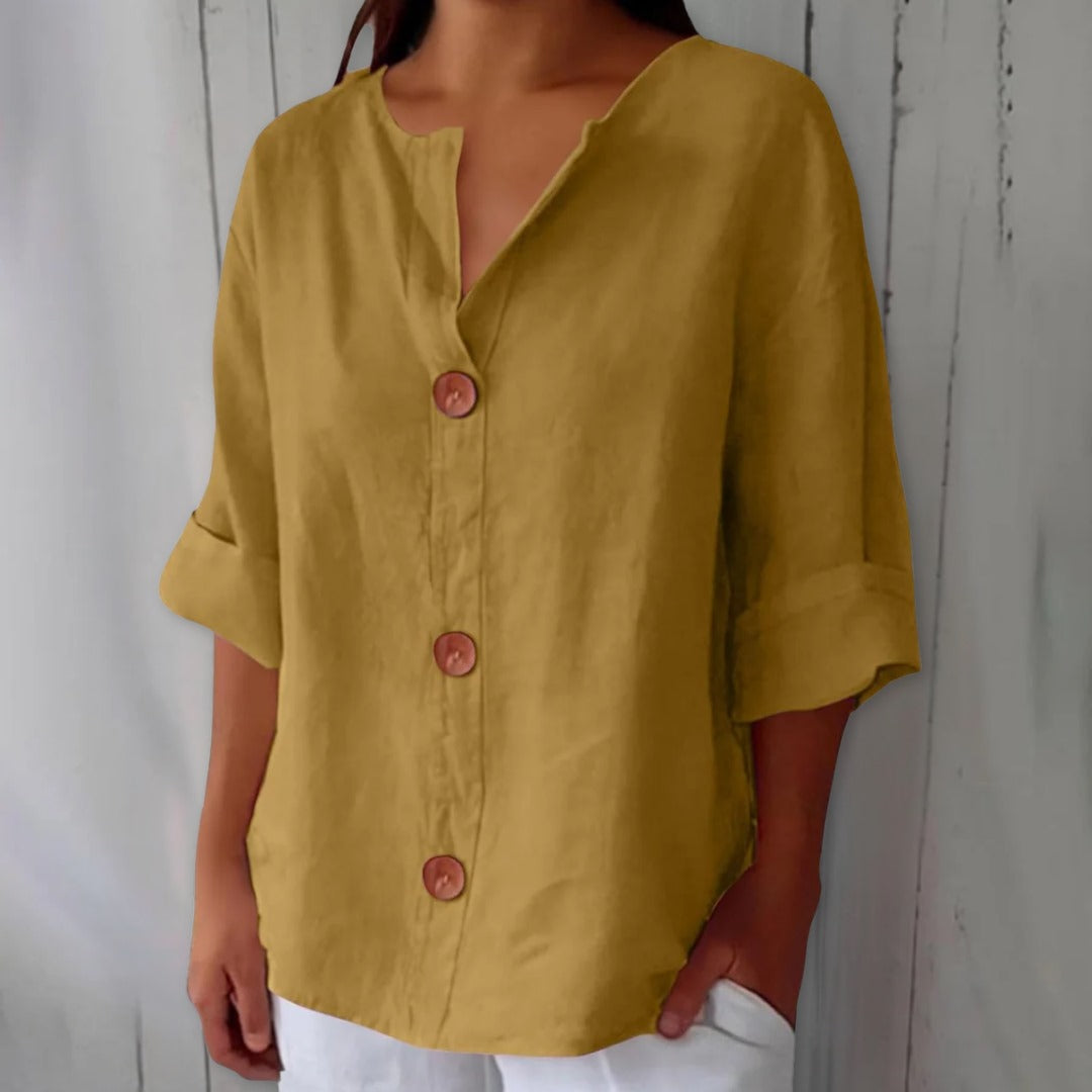 Clara™ | Casual Linnen Blouse