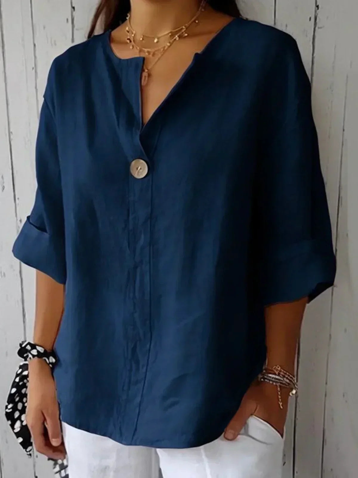 Sofia | Dames blouse comfort chic – Onmiddellijke elegantie en verfijnde look voor elke dag