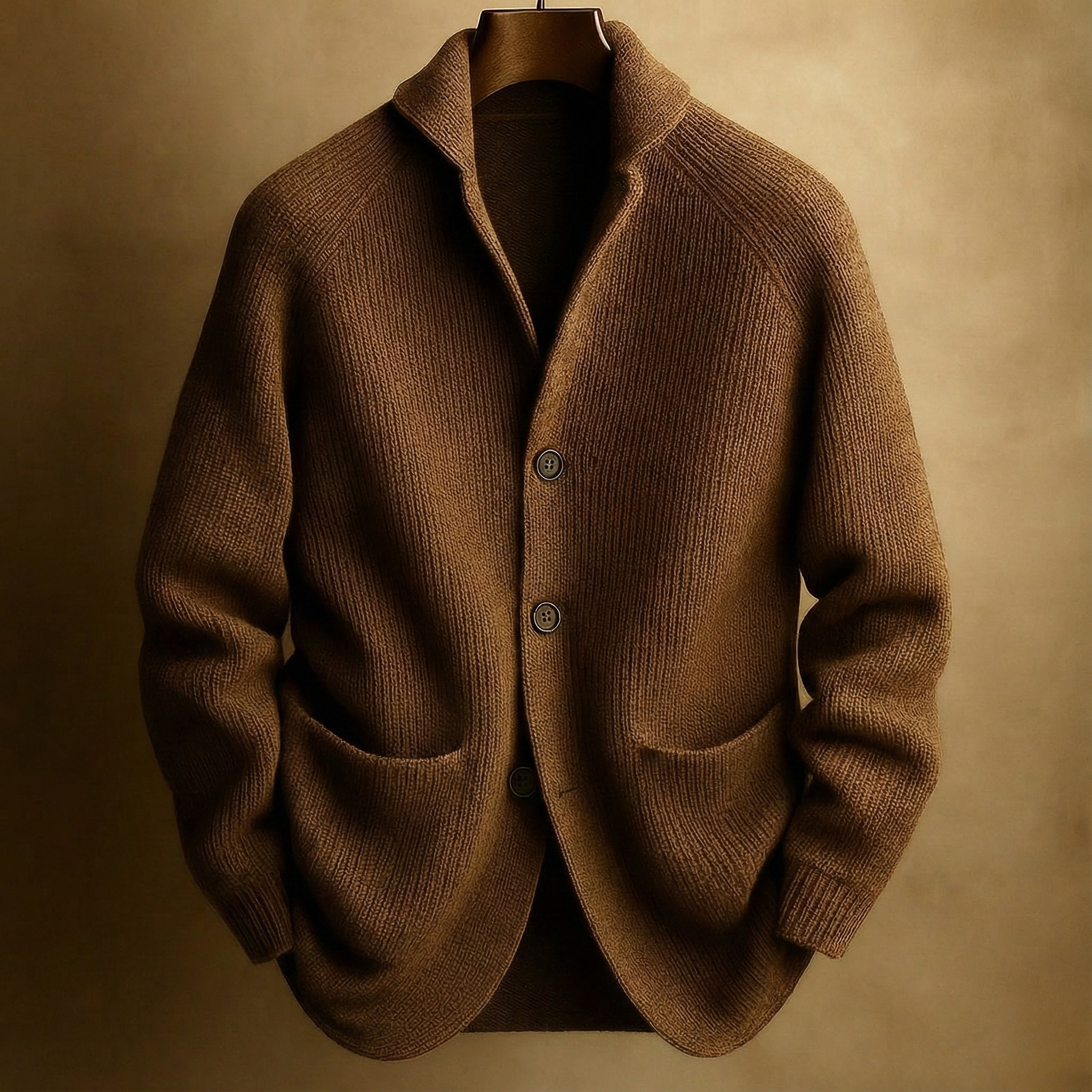 SILVORO | HEREN GILET IN RIBBELWOL