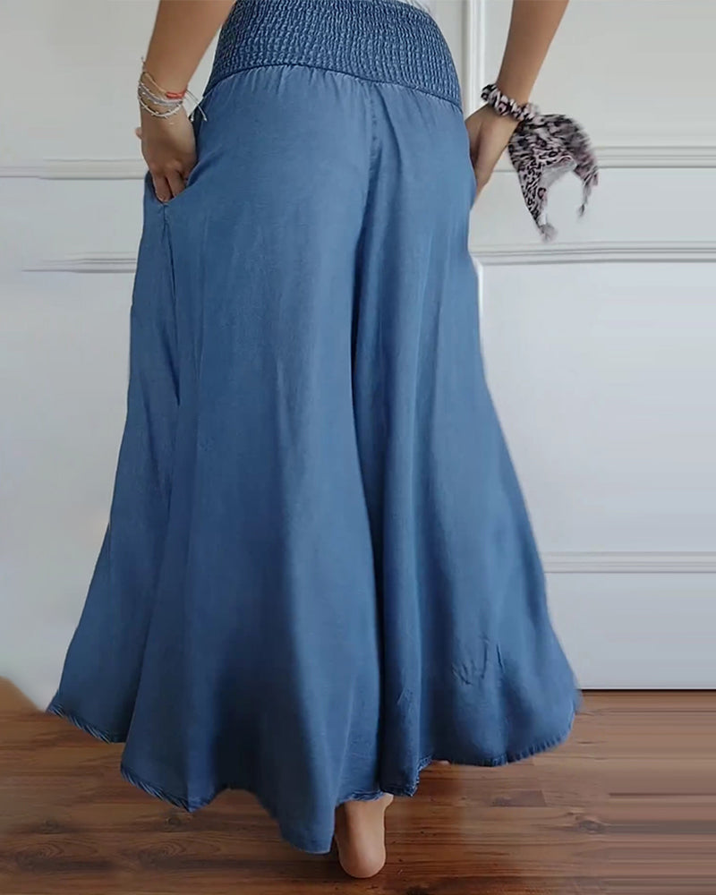 MIRELLA | Elegante en Vloeiende Lange Rok in de Mode