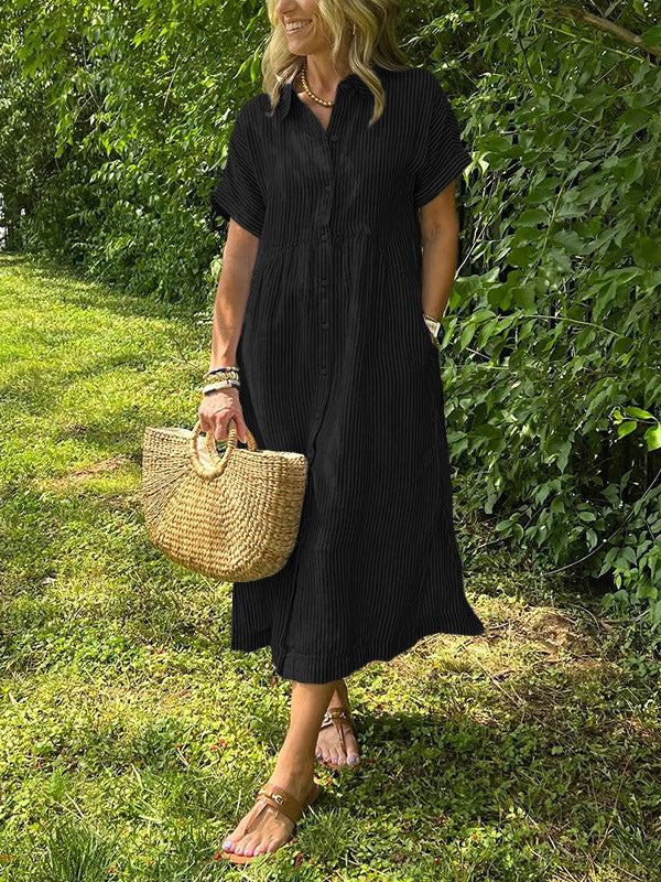 VITTORIA | Hemdjurk met Comfortabele en Elegante Snit voor Vrije Dagen en Casual Stijl