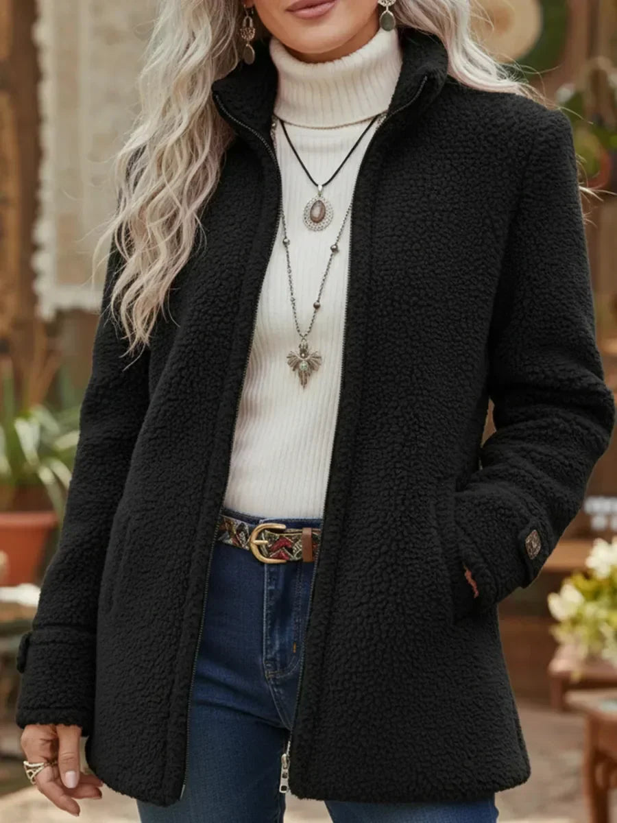 Lieke | Zachte Tussenjas met Comfortabele Warmte en Verzorgde Dagelijkse Stijl